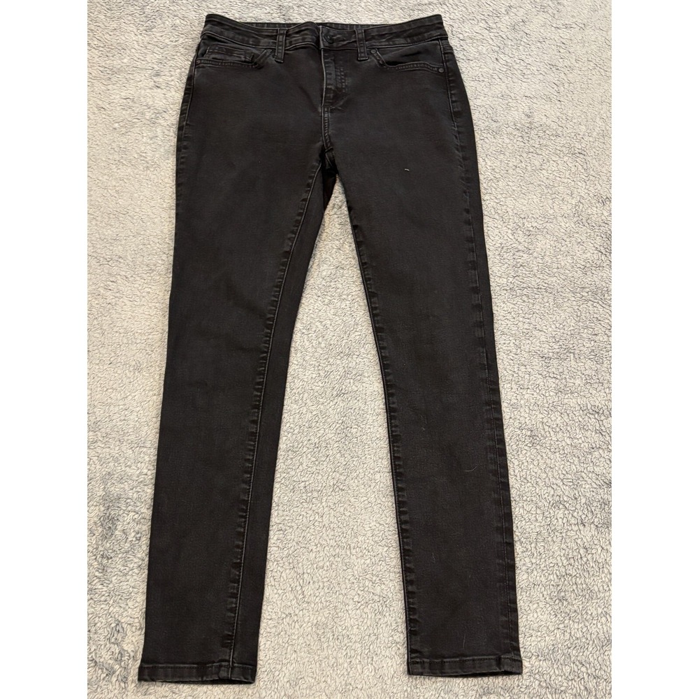 Joe's Jeans Women 27 Black Denim High Rise Skinny Casual Stretch Ankle 1-8102